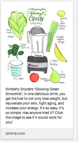 Glowing Green Smoothie | The Pinterest Project